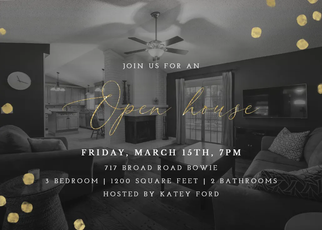 Dotted photo - açık ev davetiyesi